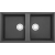 Zlewozmywak Elleci BEST 450 PODWIESZANY K99 DARK GREY KERATEK LKB45099BSO